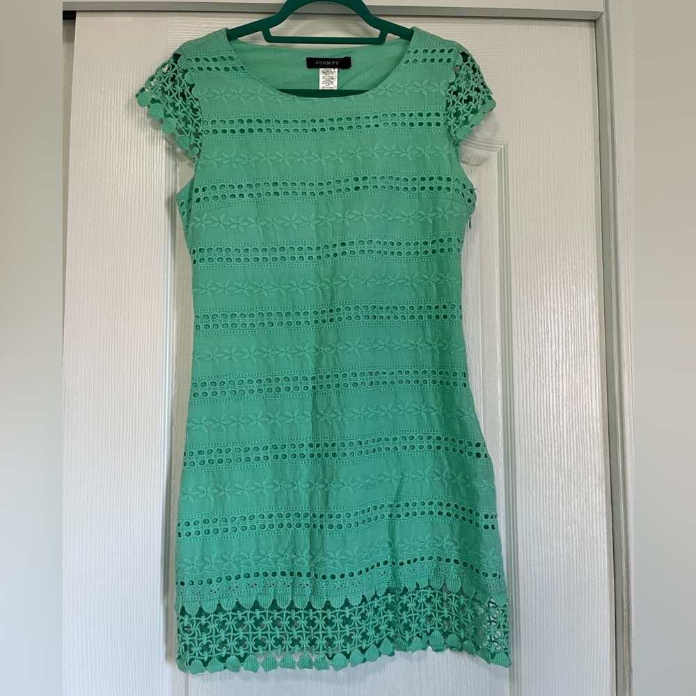 Joompy mint green mid length dress